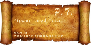 Pippan Tarzícia névjegykártya